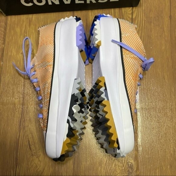 Converse - Unisex Run Star Hike Low-Top Knit Sneakers - Picture 6 of 10